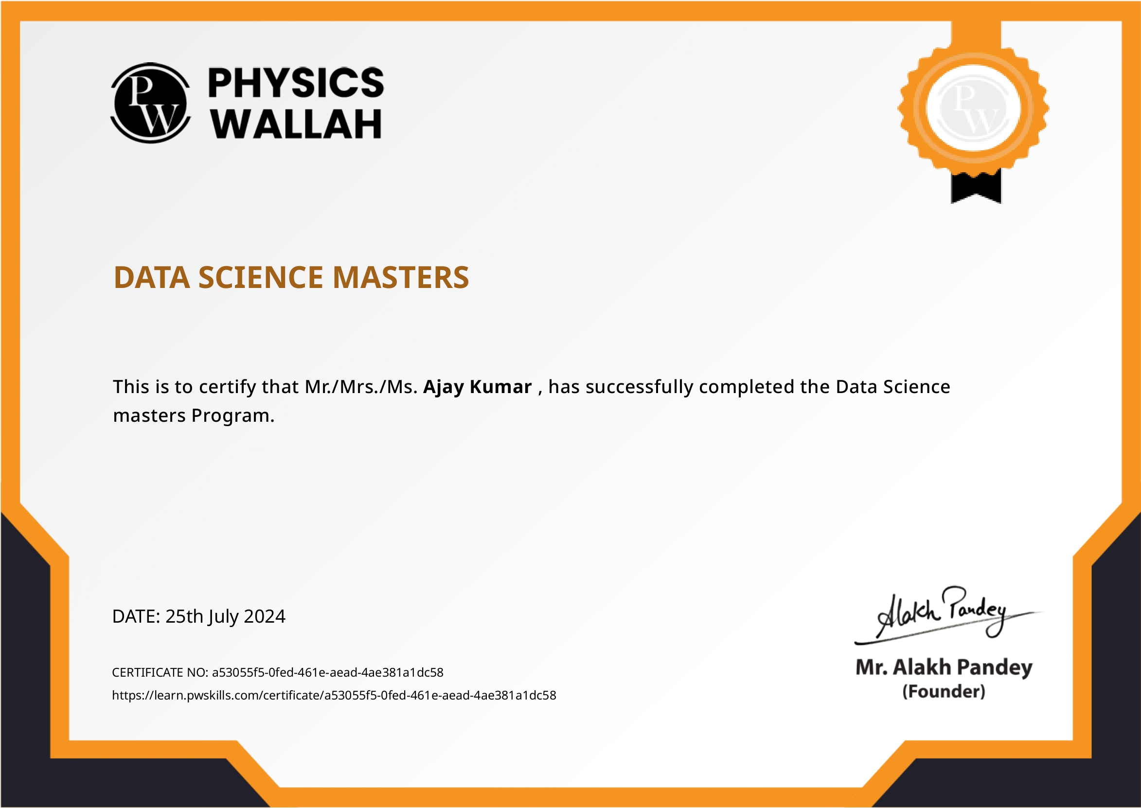 Data Science Master